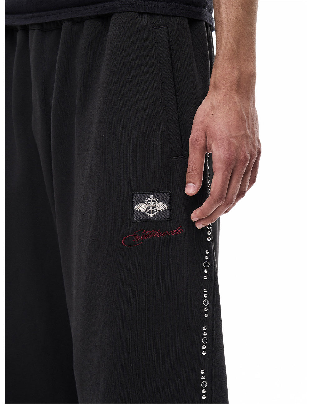 Vintage Beaded Embroidered Sweatpants
