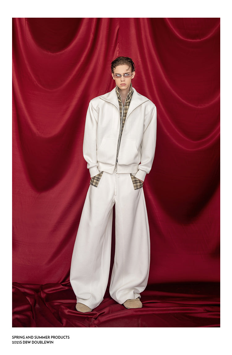 Turn-up Pocket Casual Pants