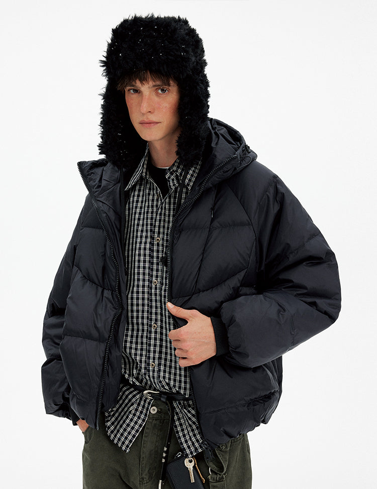 Casual Down Jacket with Hood