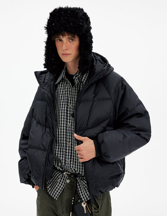Casual Down Jacket with Hood