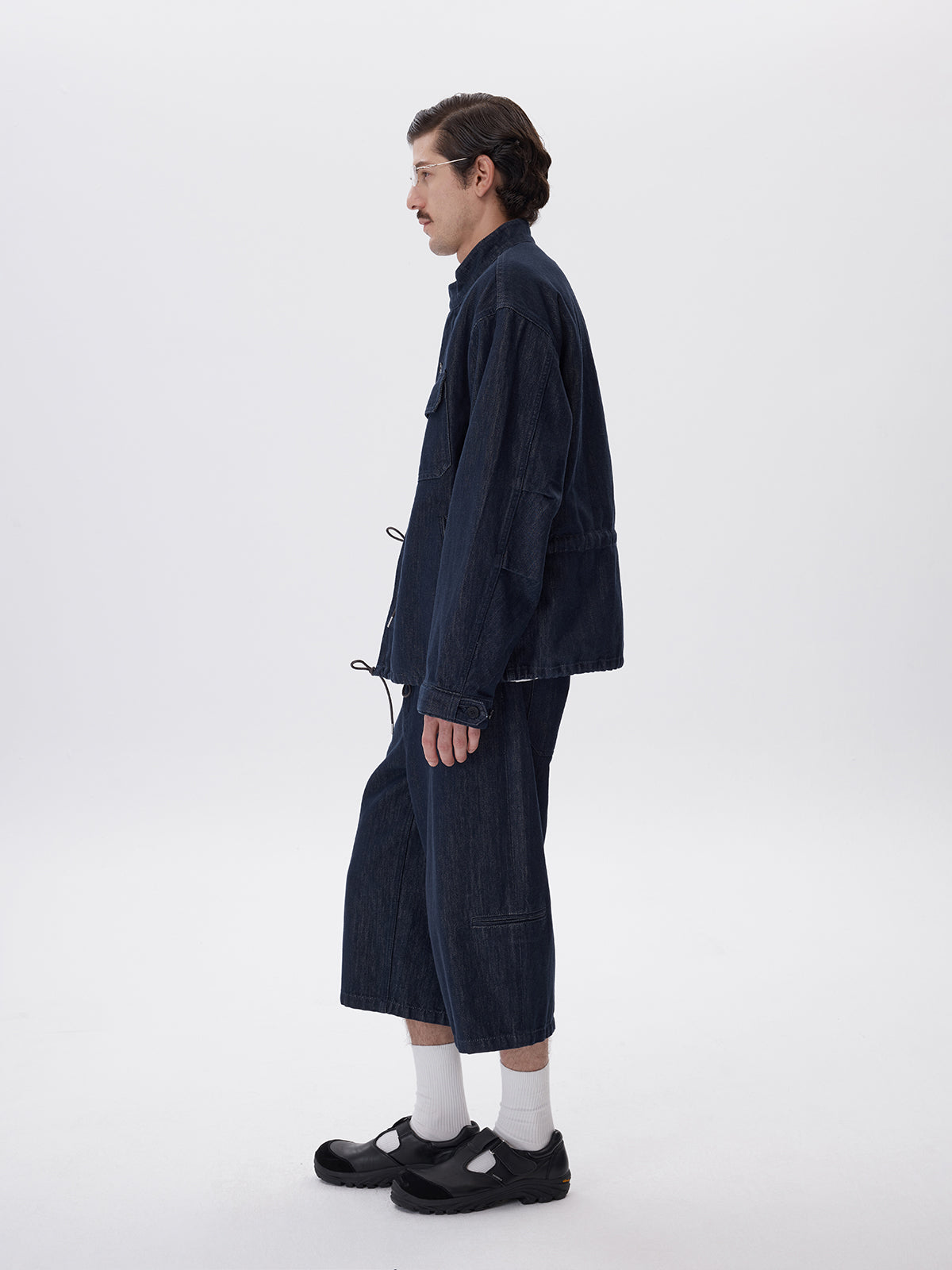 Paper Yarn Blend Denim Jacket