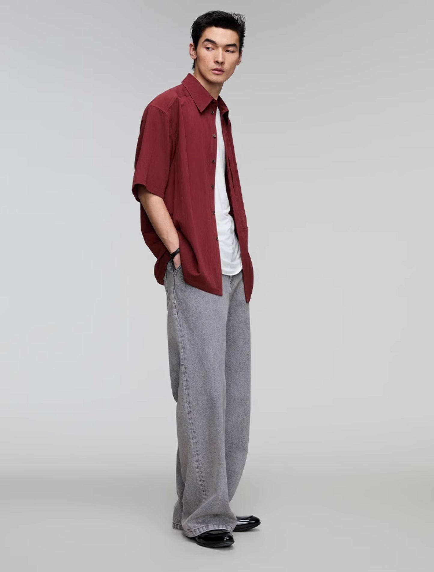 Straight Loose Denim Pants