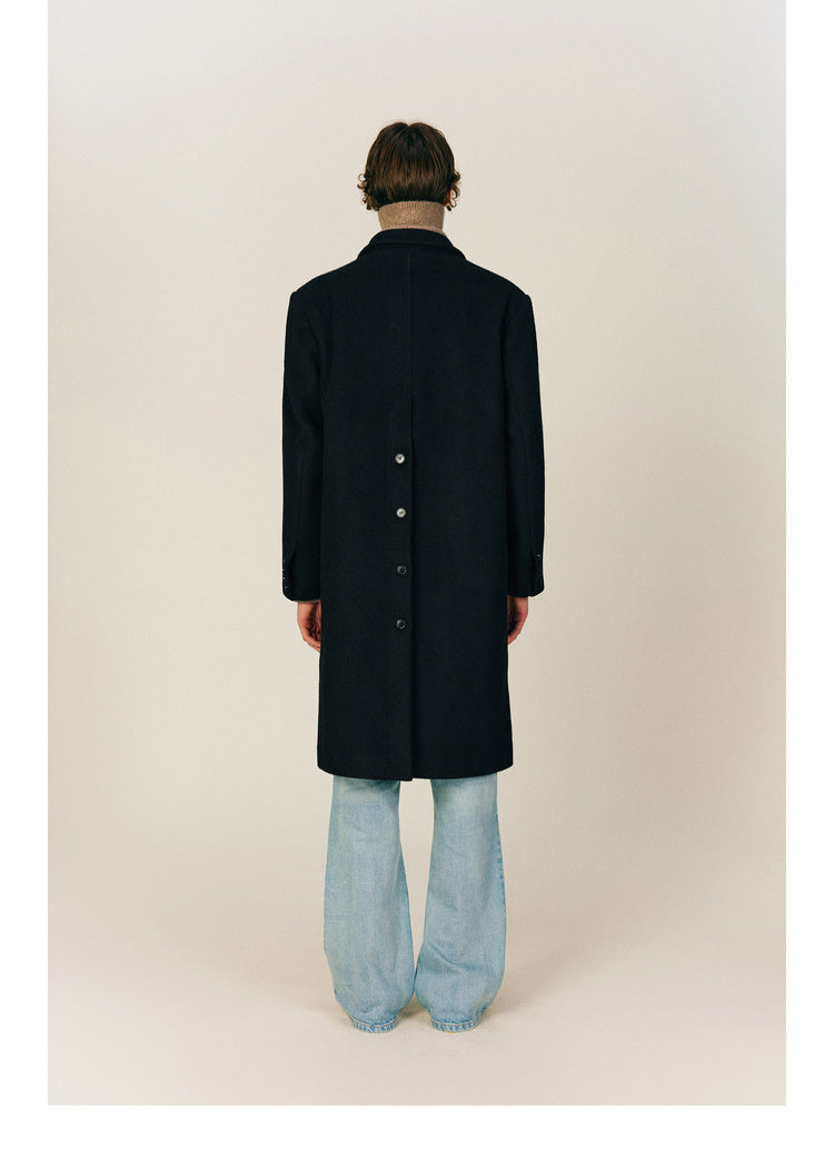 Wool mid-coat
