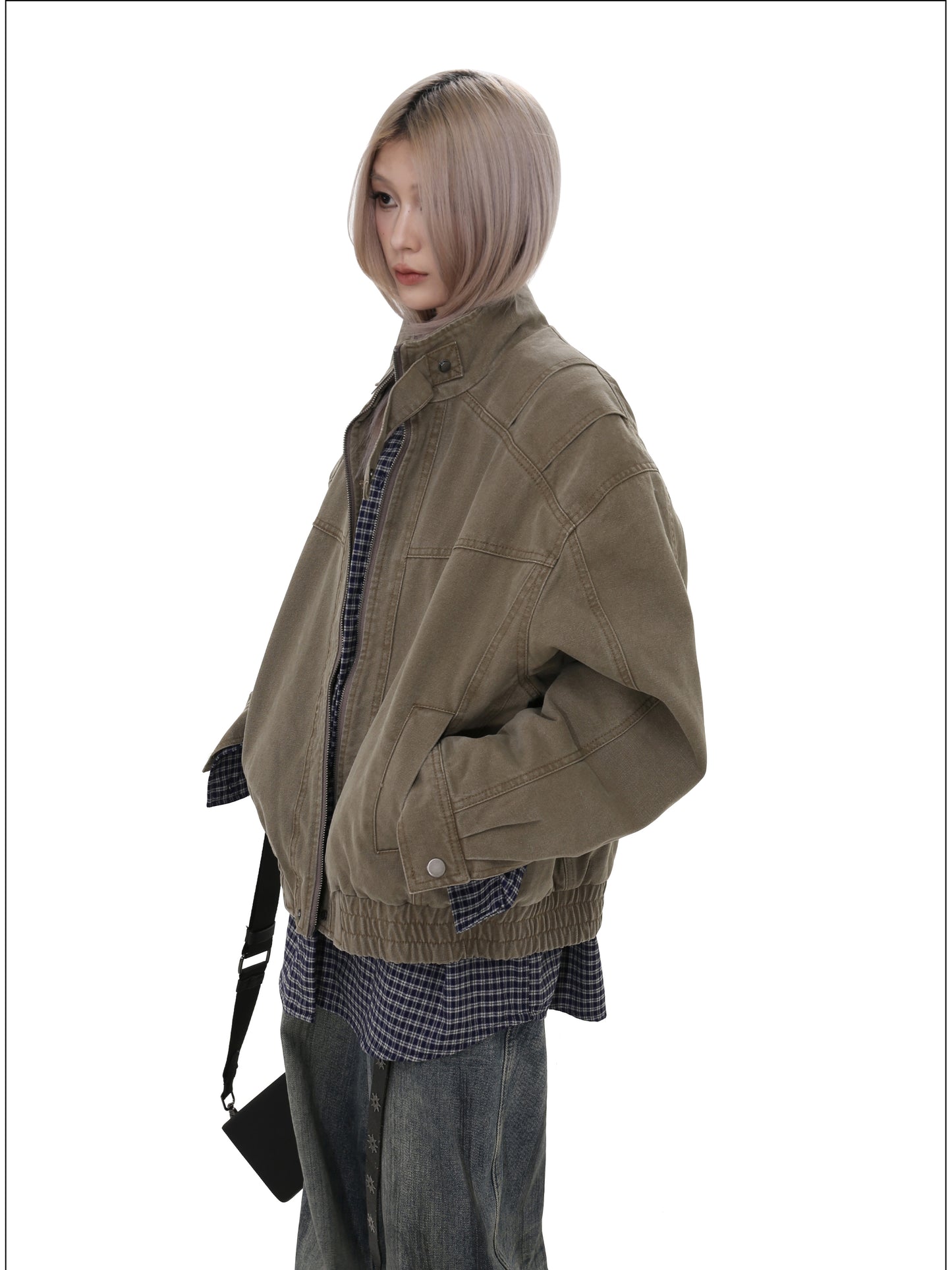 Washed and Damaged Heavyweight Jacket