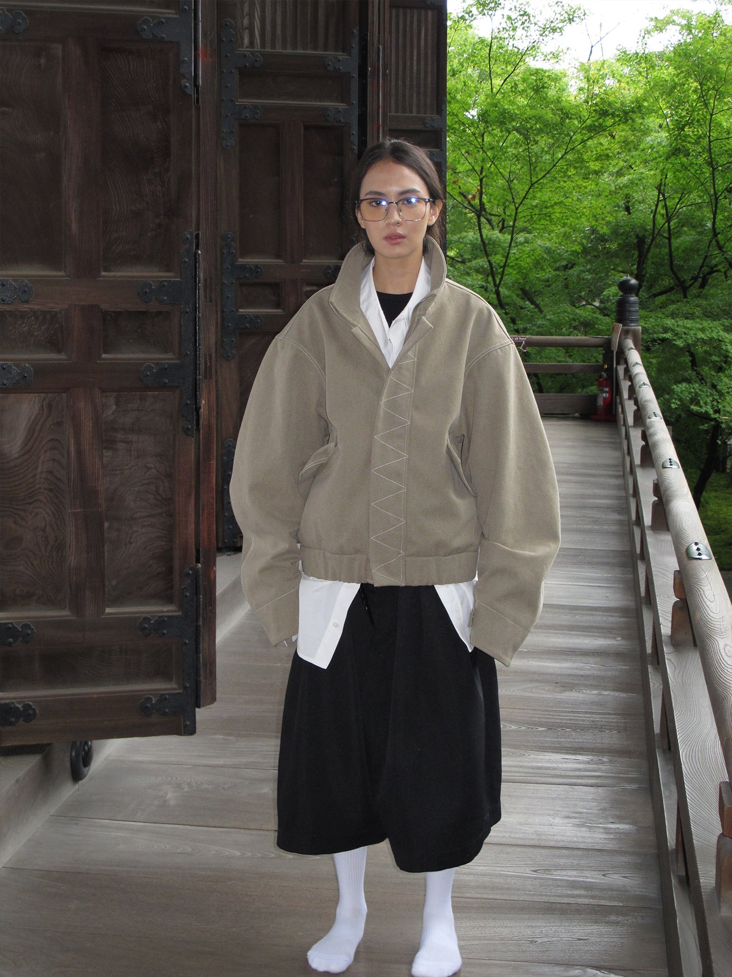 Stand Collar Thick Jacket