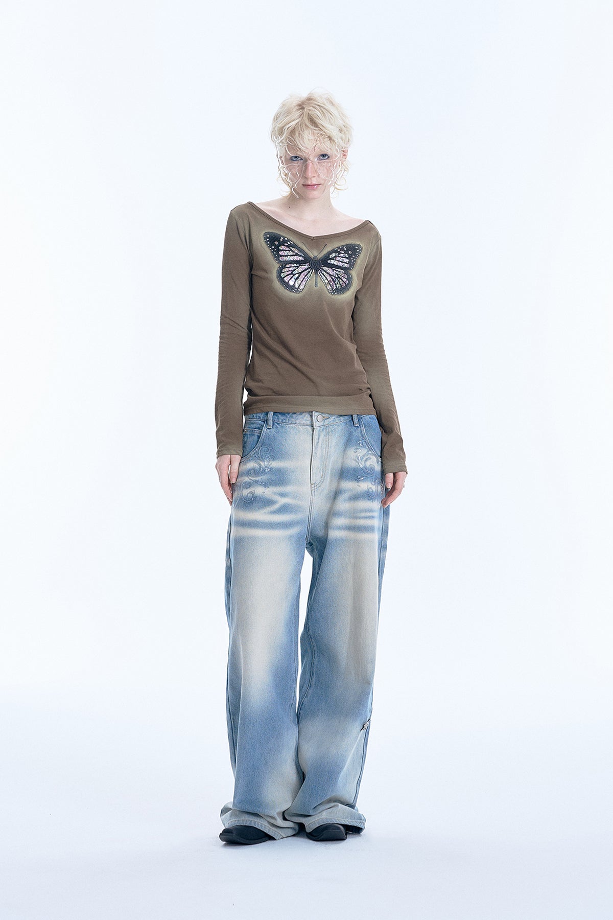 Embroidery Jeans