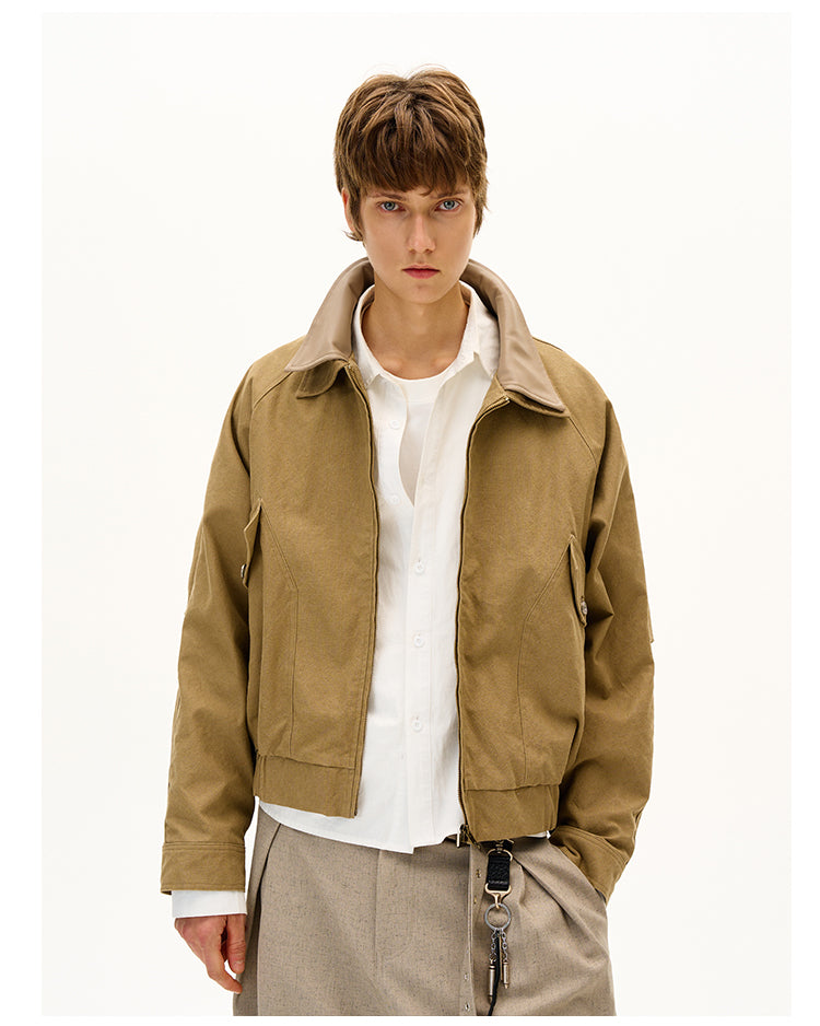 Double-Layer Collar Jacket