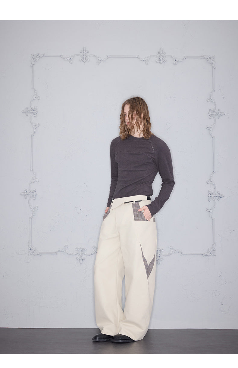 Split Zipper T-Shirt