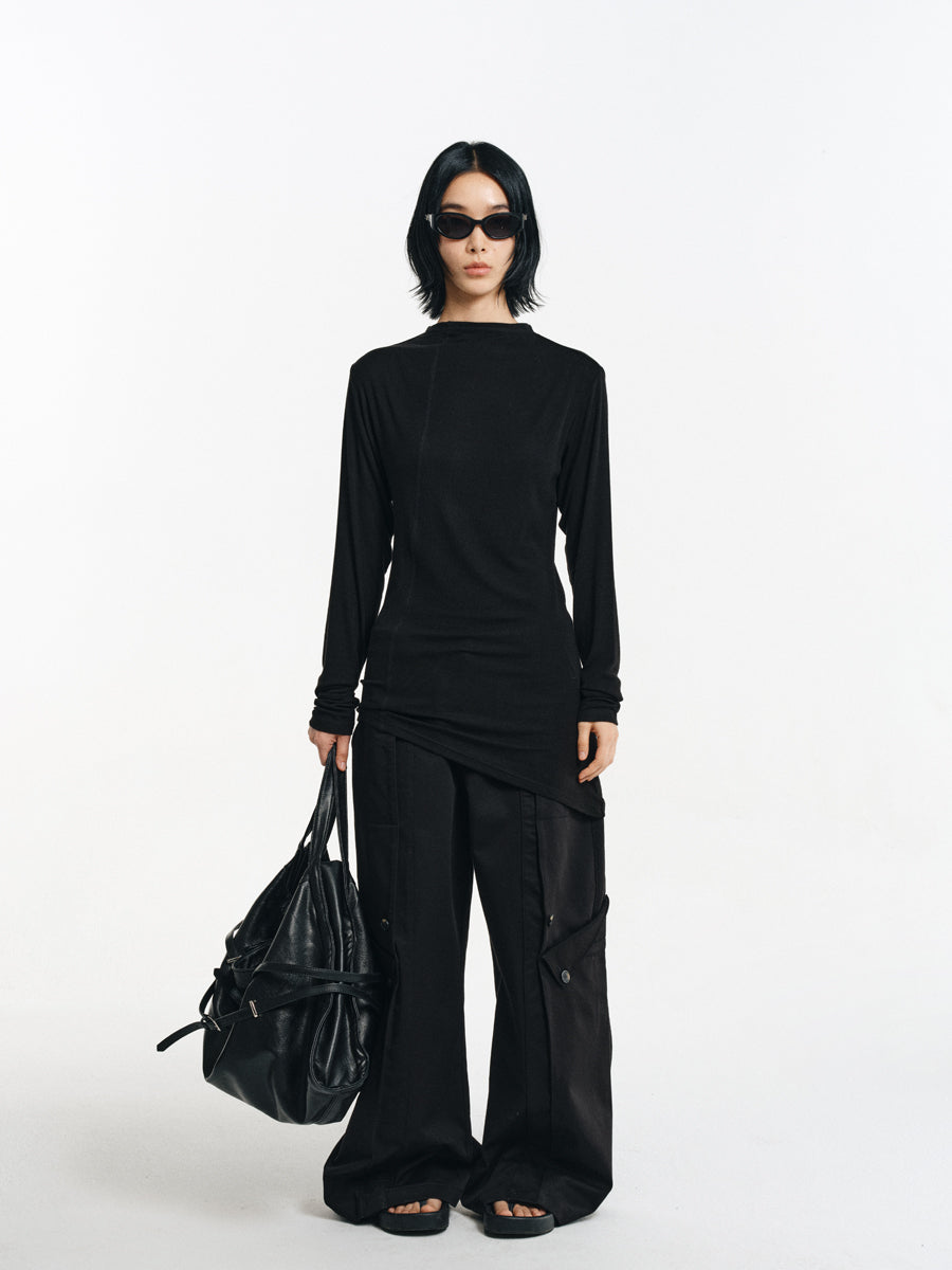 Double-pleated Casual Pants