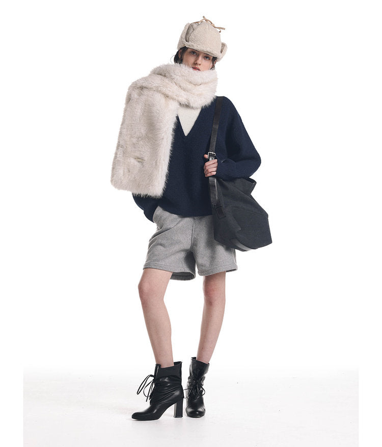 High Style V-Neck Sweater