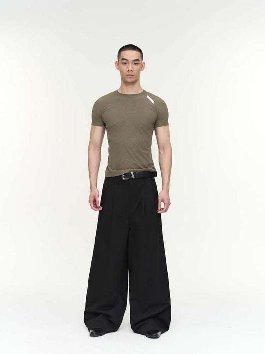 Natural wash casual pants