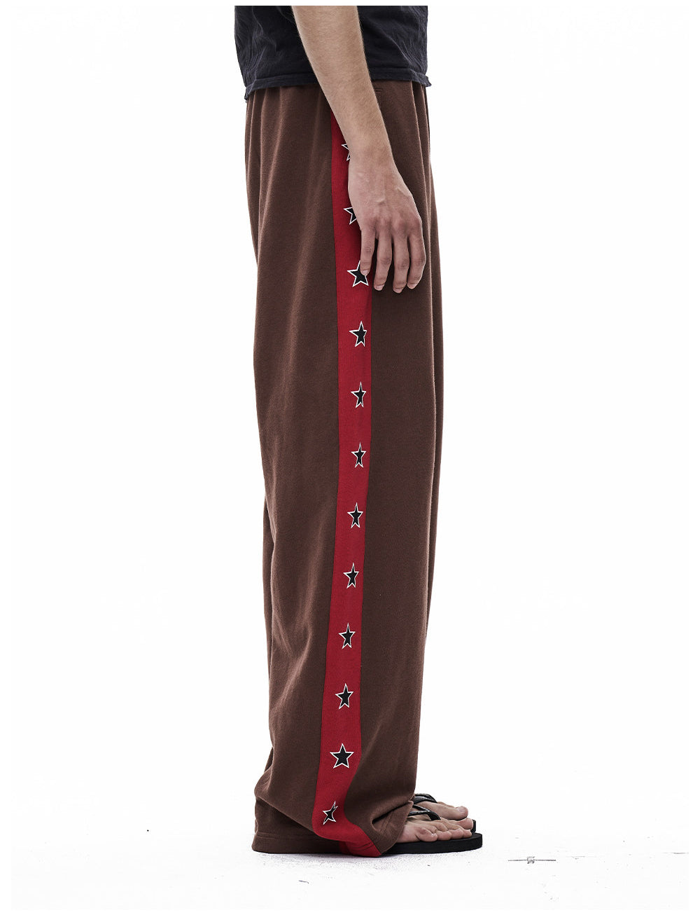 Vintage Star-Print Sports Pants