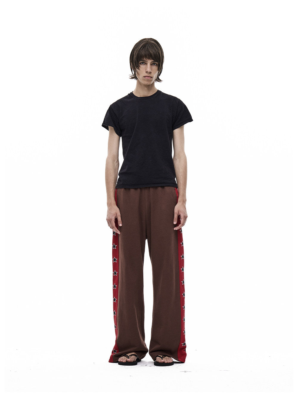 Vintage Star-Print Sports Pants