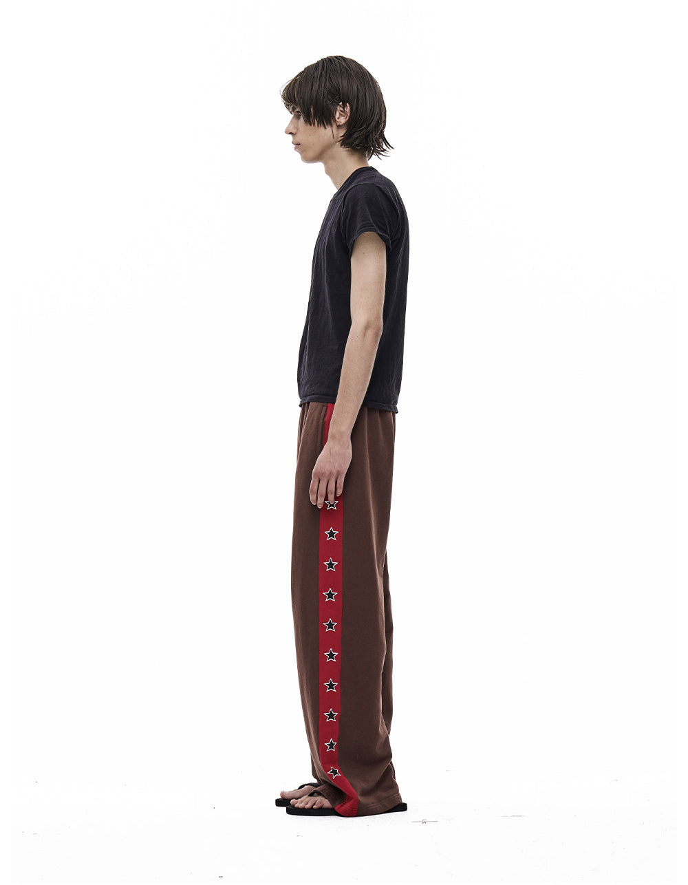 Vintage Star-Print Sports Pants