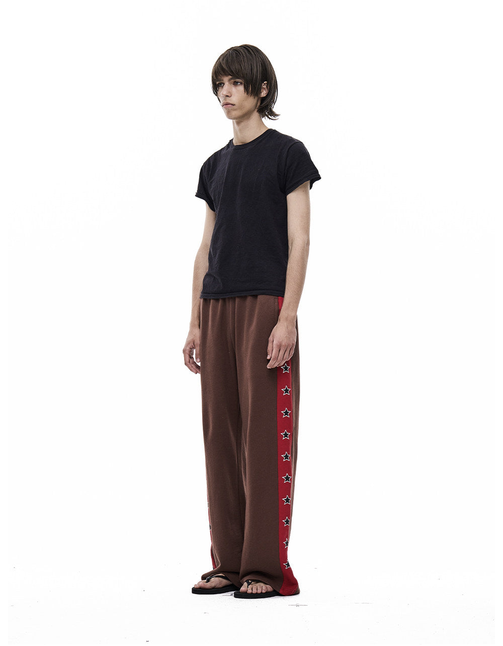 Vintage Star-Print Sports Pants