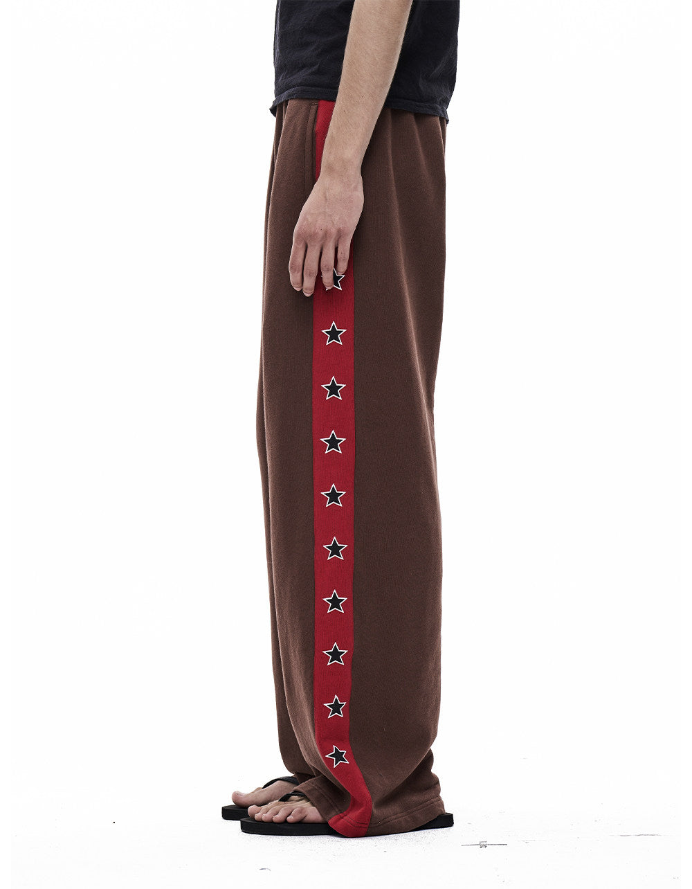 Vintage Star-Print Sports Pants