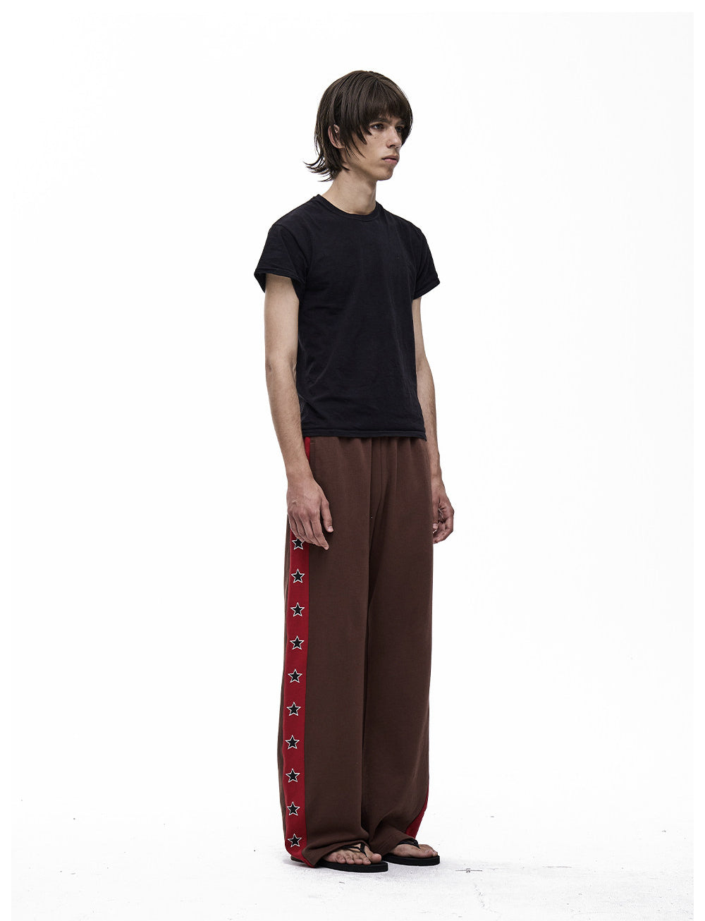 Vintage Star-Print Sports Pants