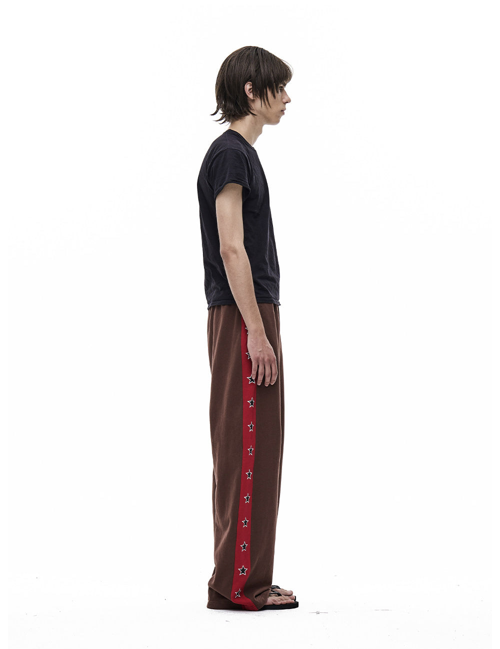 Vintage Star-Print Sports Pants