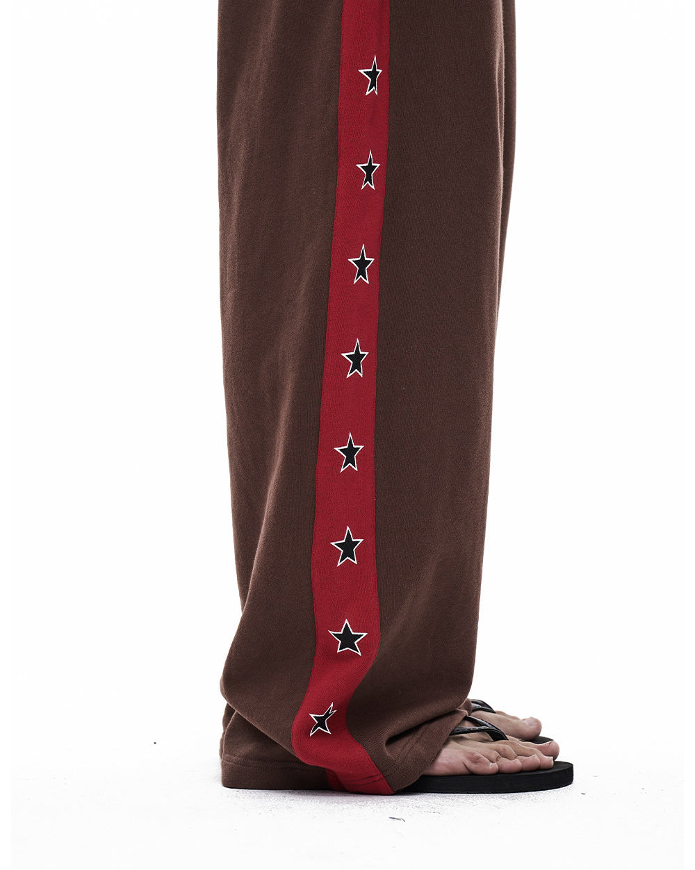 Vintage Star-Print Sports Pants