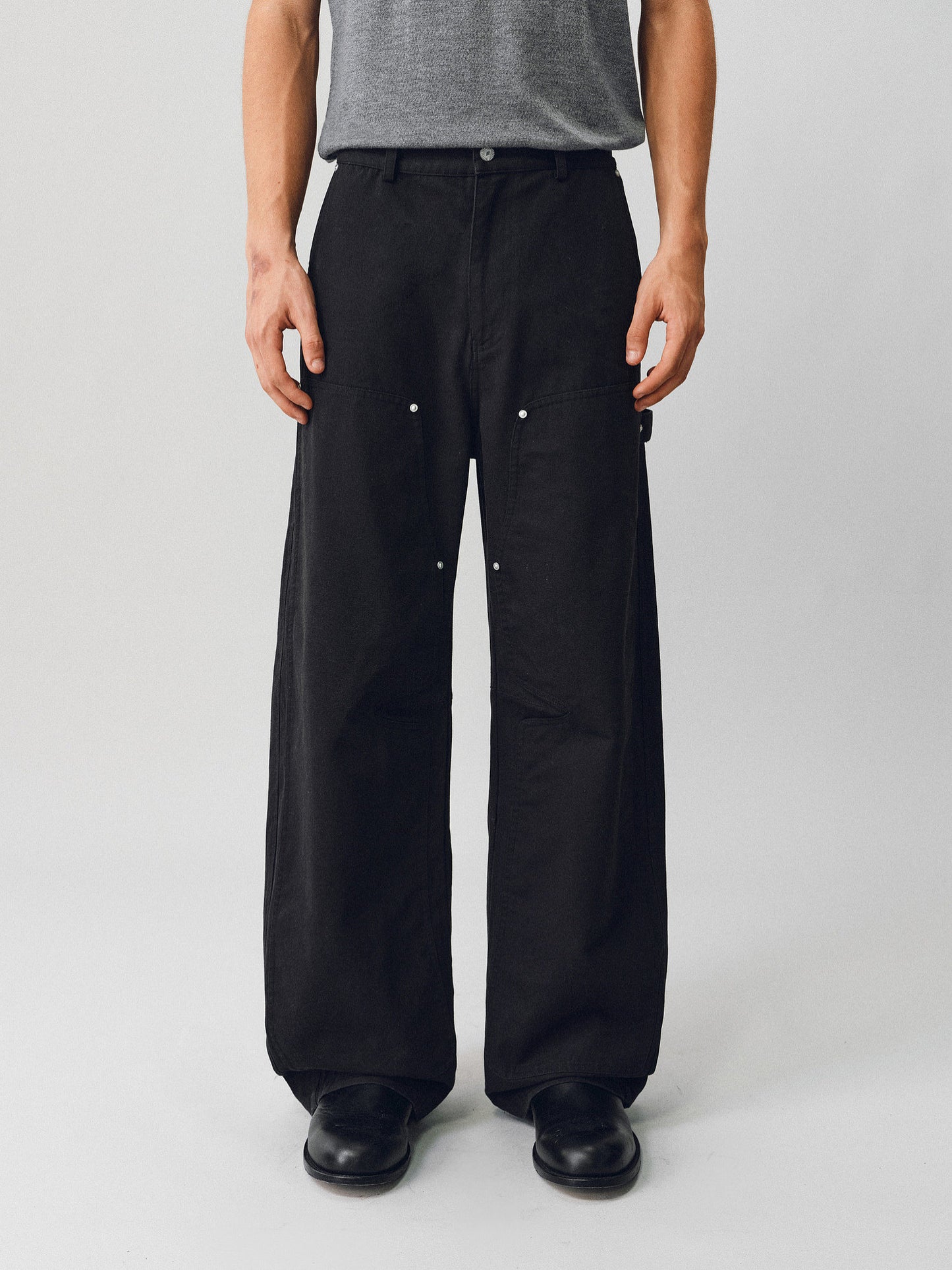 Curved-Blade Work Pants