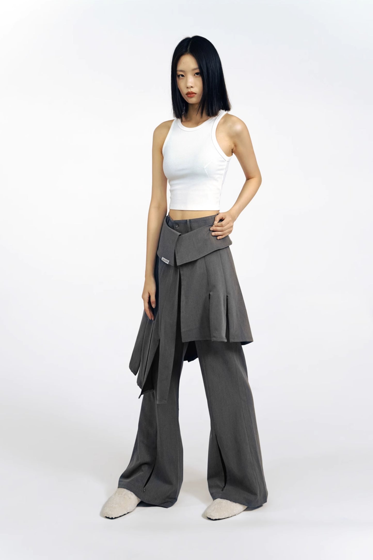 Multiwear Draped Casual Pants