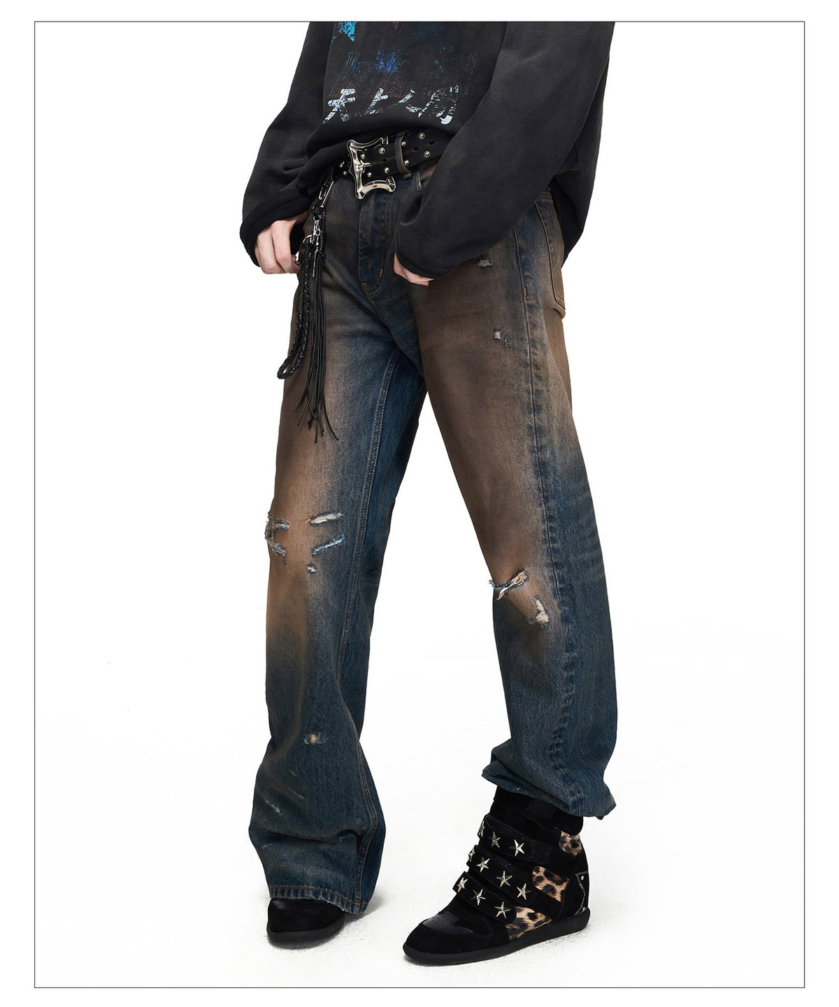 Distressed Vintage Jeans
