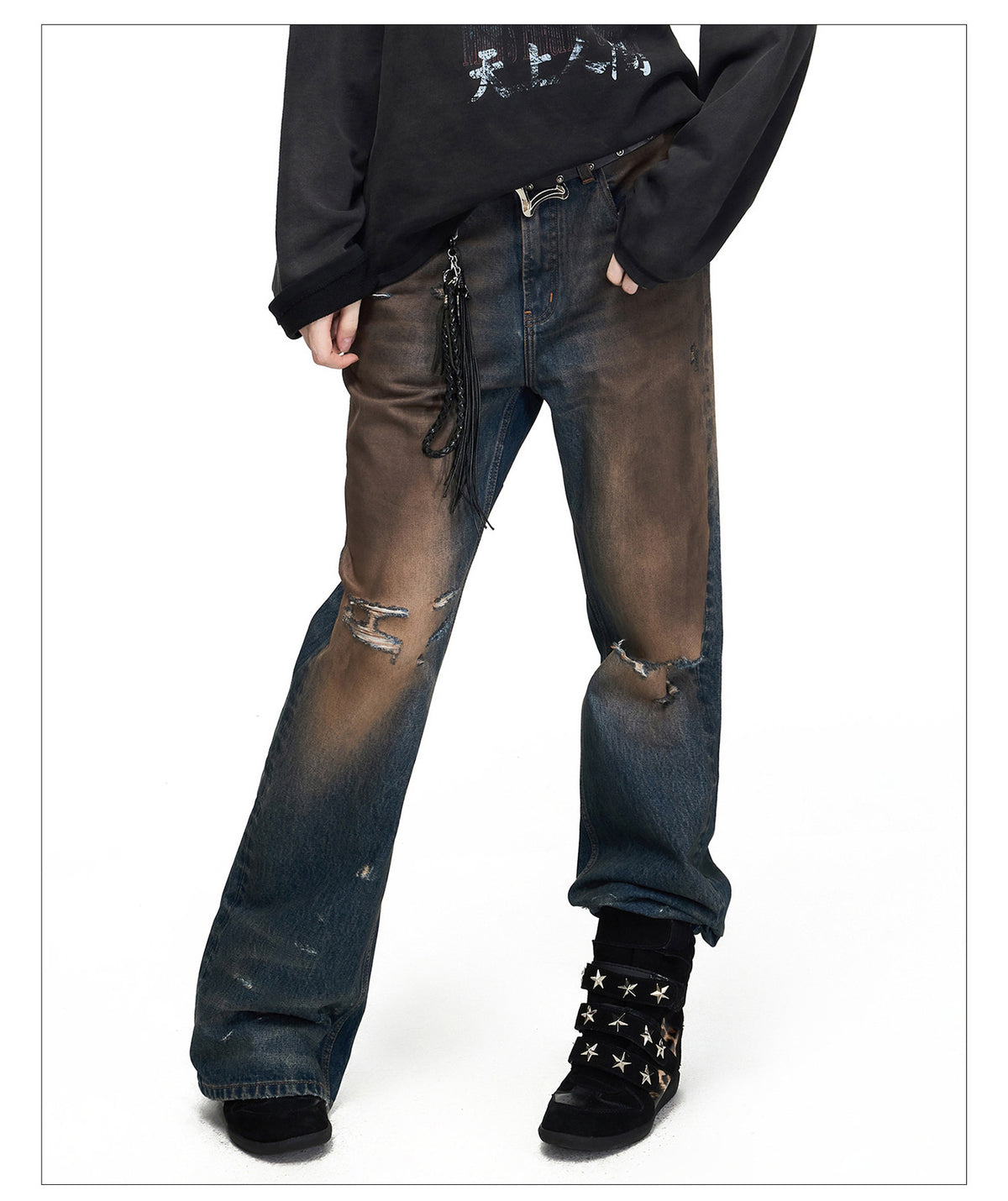 Distressed Vintage Jeans