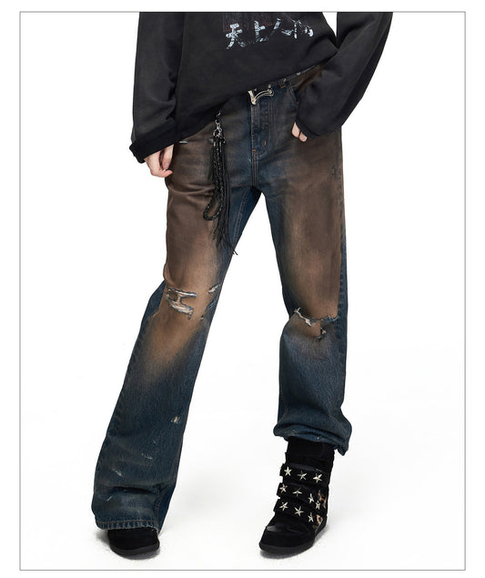 Distressed Vintage Jeans