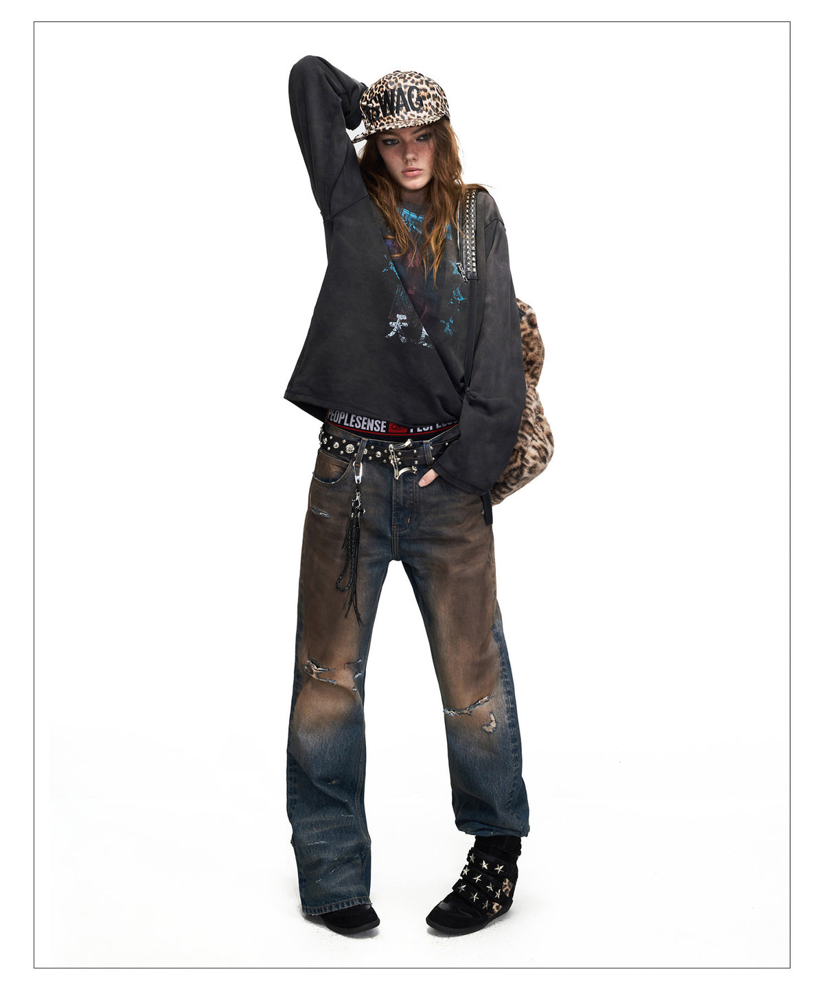 Distressed Vintage Jeans