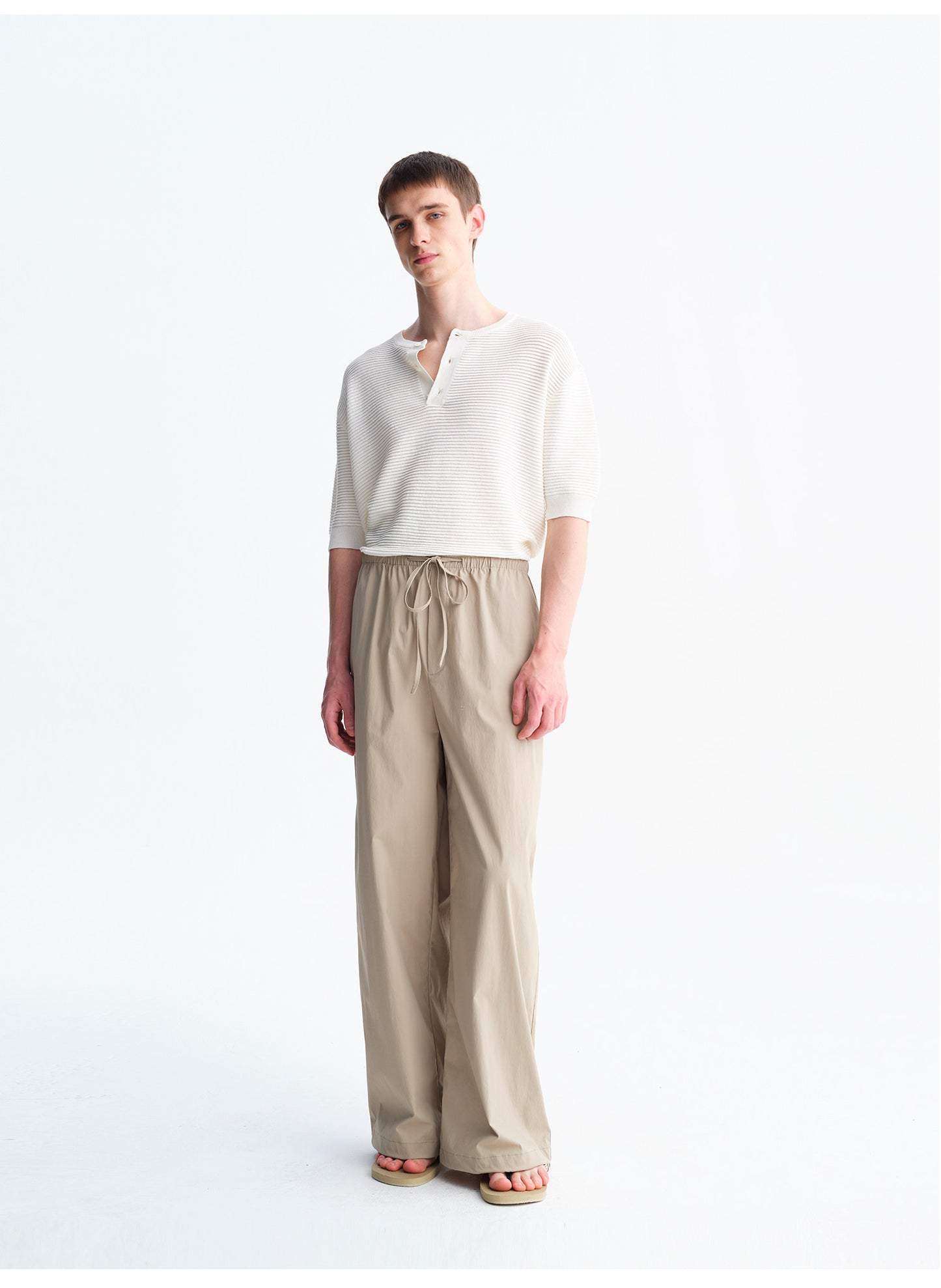 Wrinkle-Resistant, Quick-Drying Wide-Leg Pants