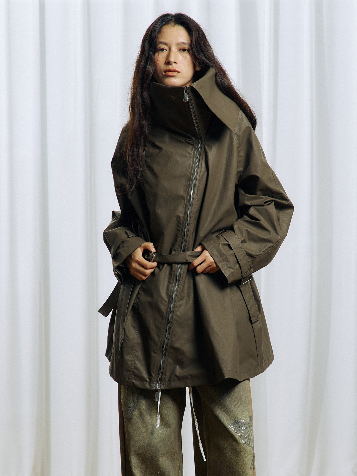 Irregular Collar Jacket