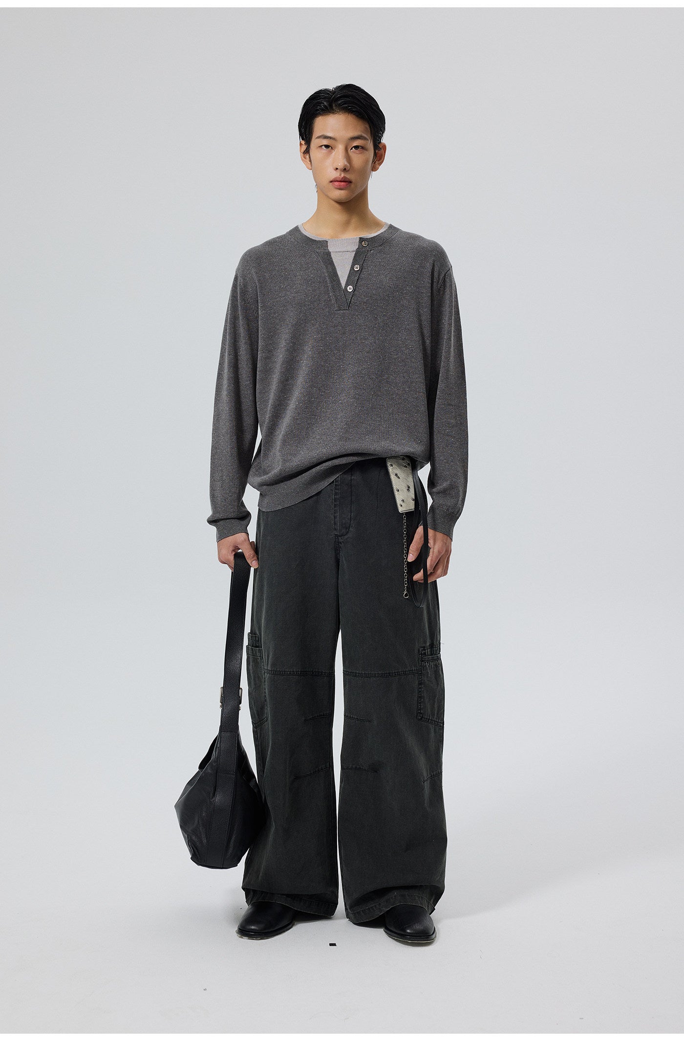 Distressed Cargo Pants