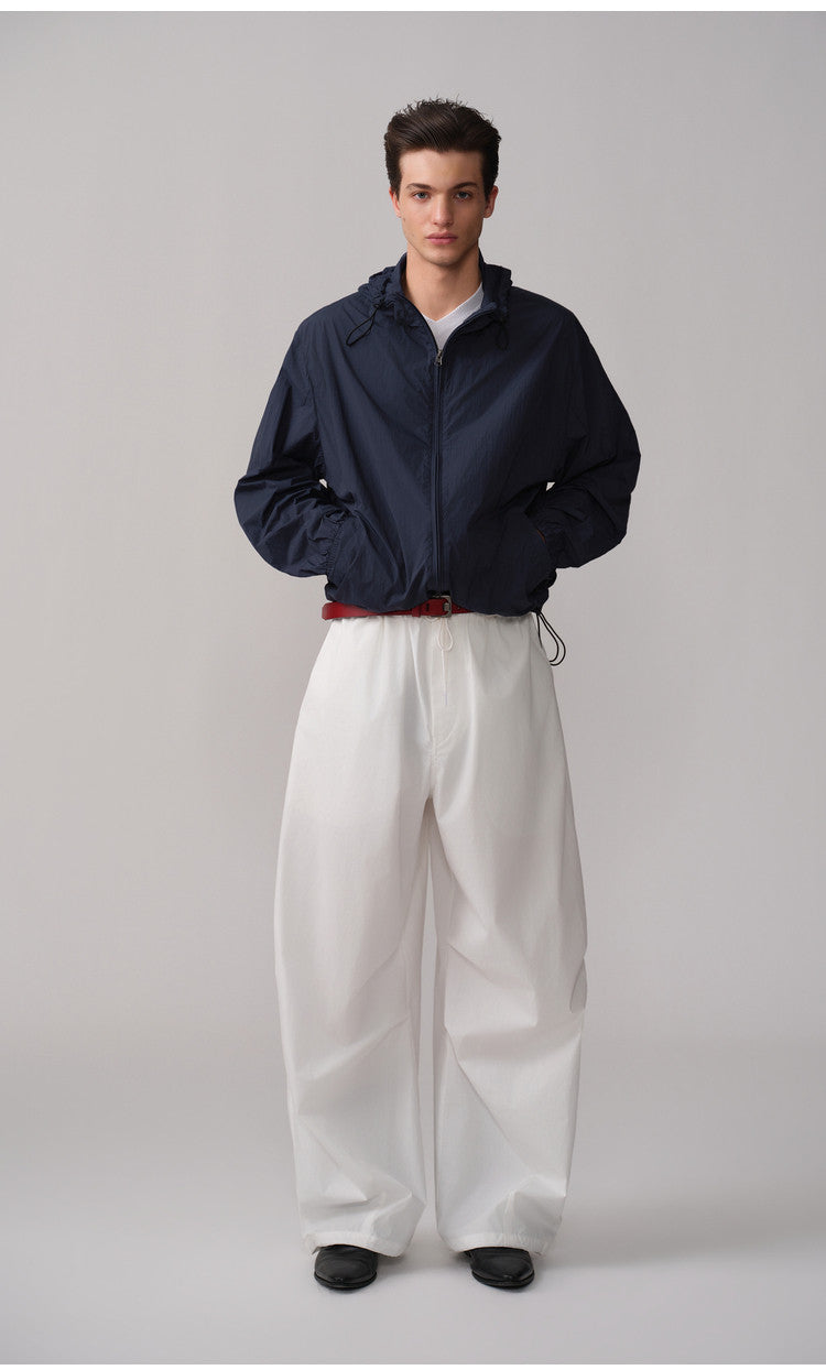 Lightweight, Wind-Resistant Casual Jacket with Hood