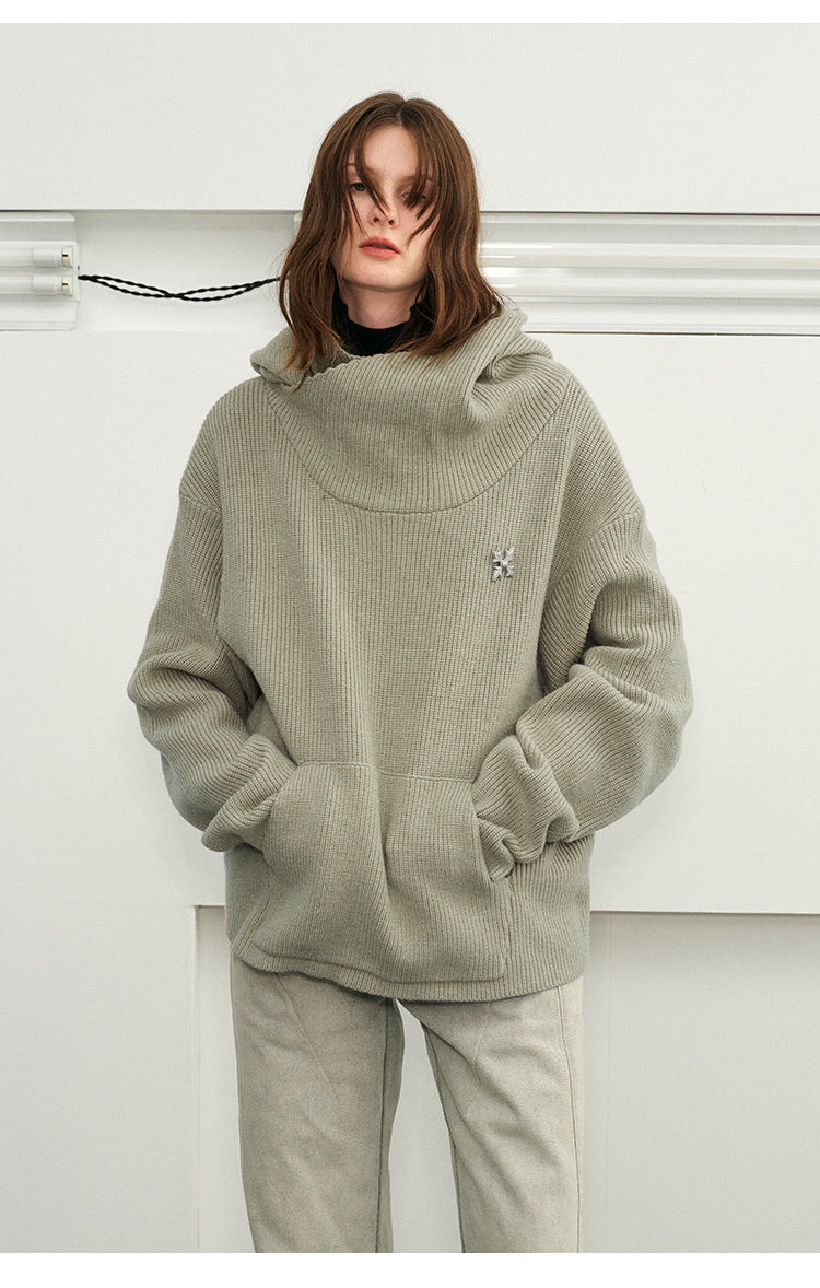 Loose Hooded Sweater