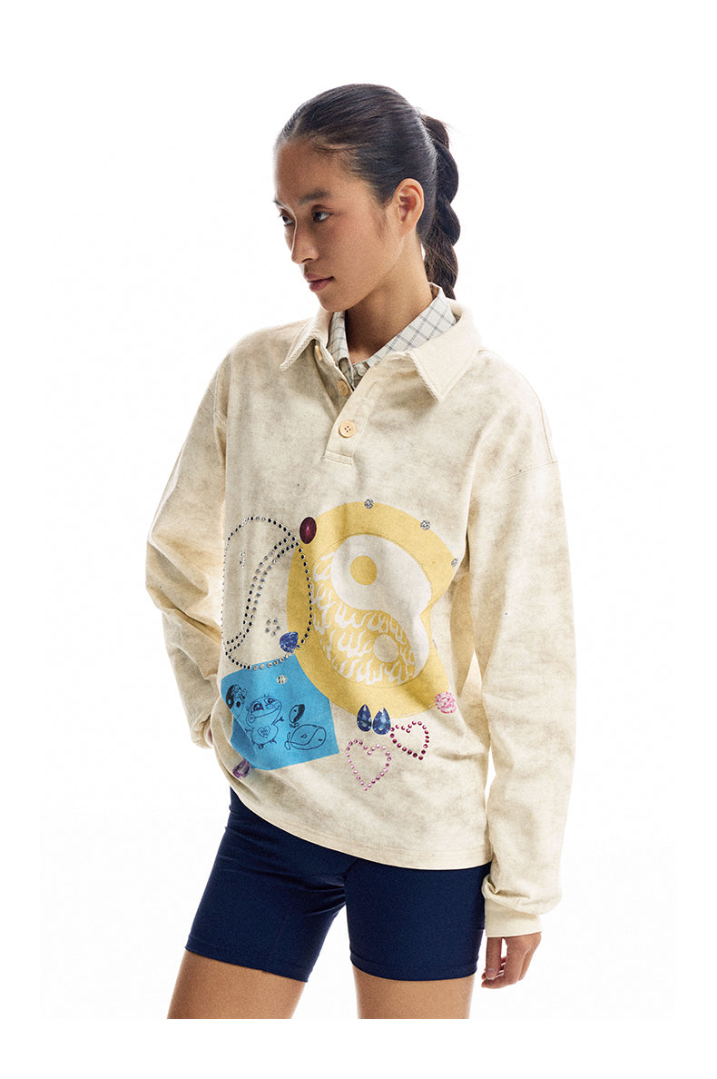 Taiji Sticky Notes Polo Shirt