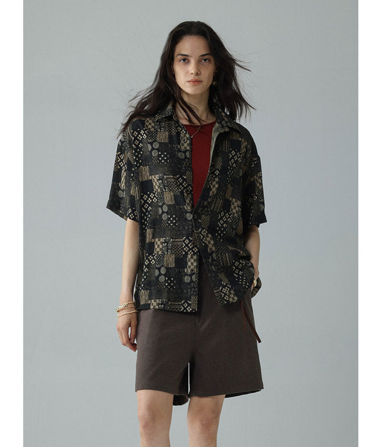 Vintage-style linen shirt