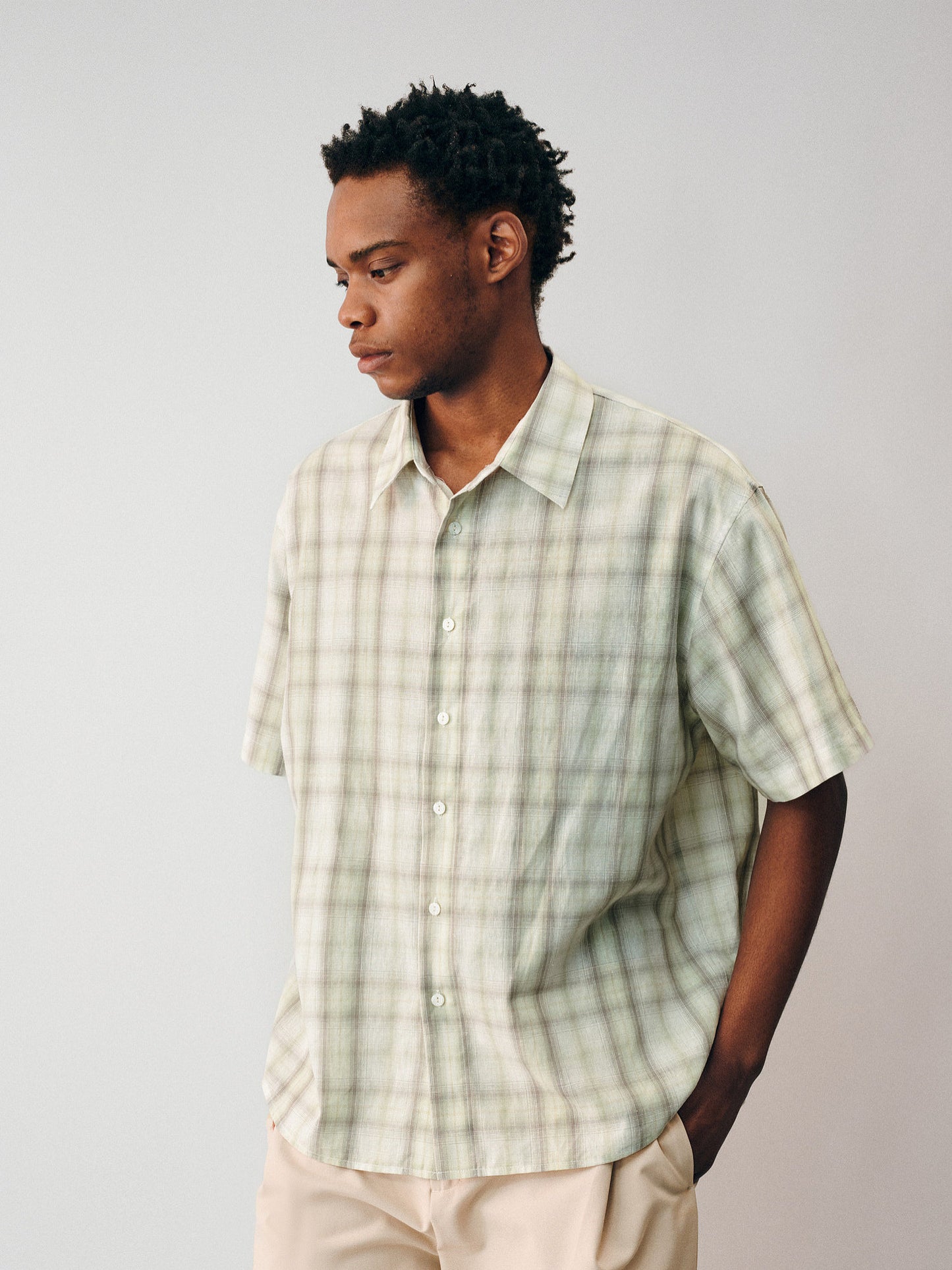 Gradient Check Shirt
