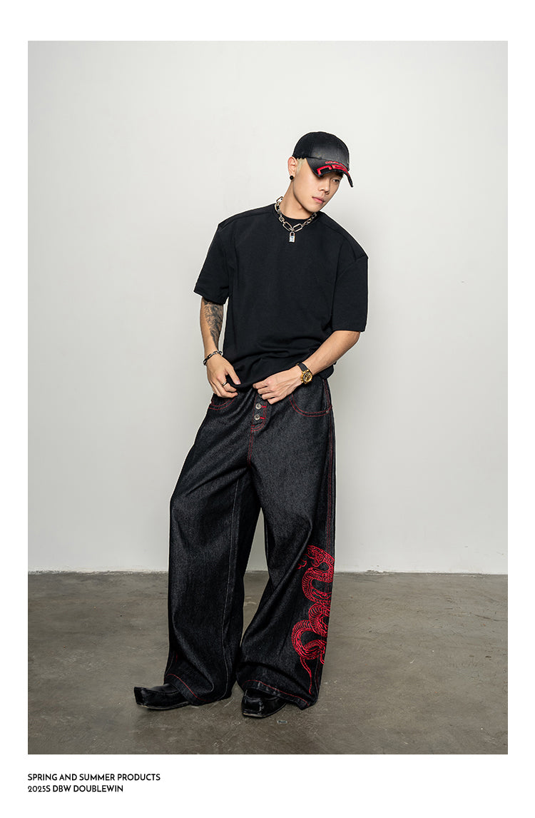 Embroidered Distressed Cap