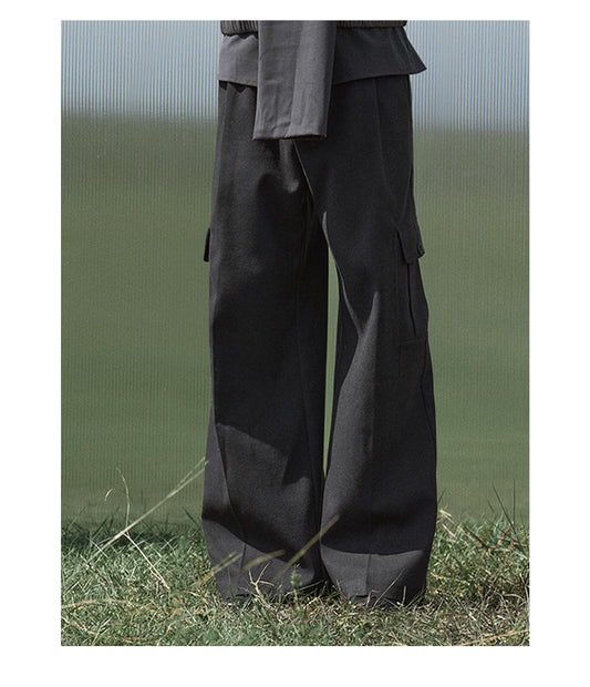 Double-Pocket Casual Pants