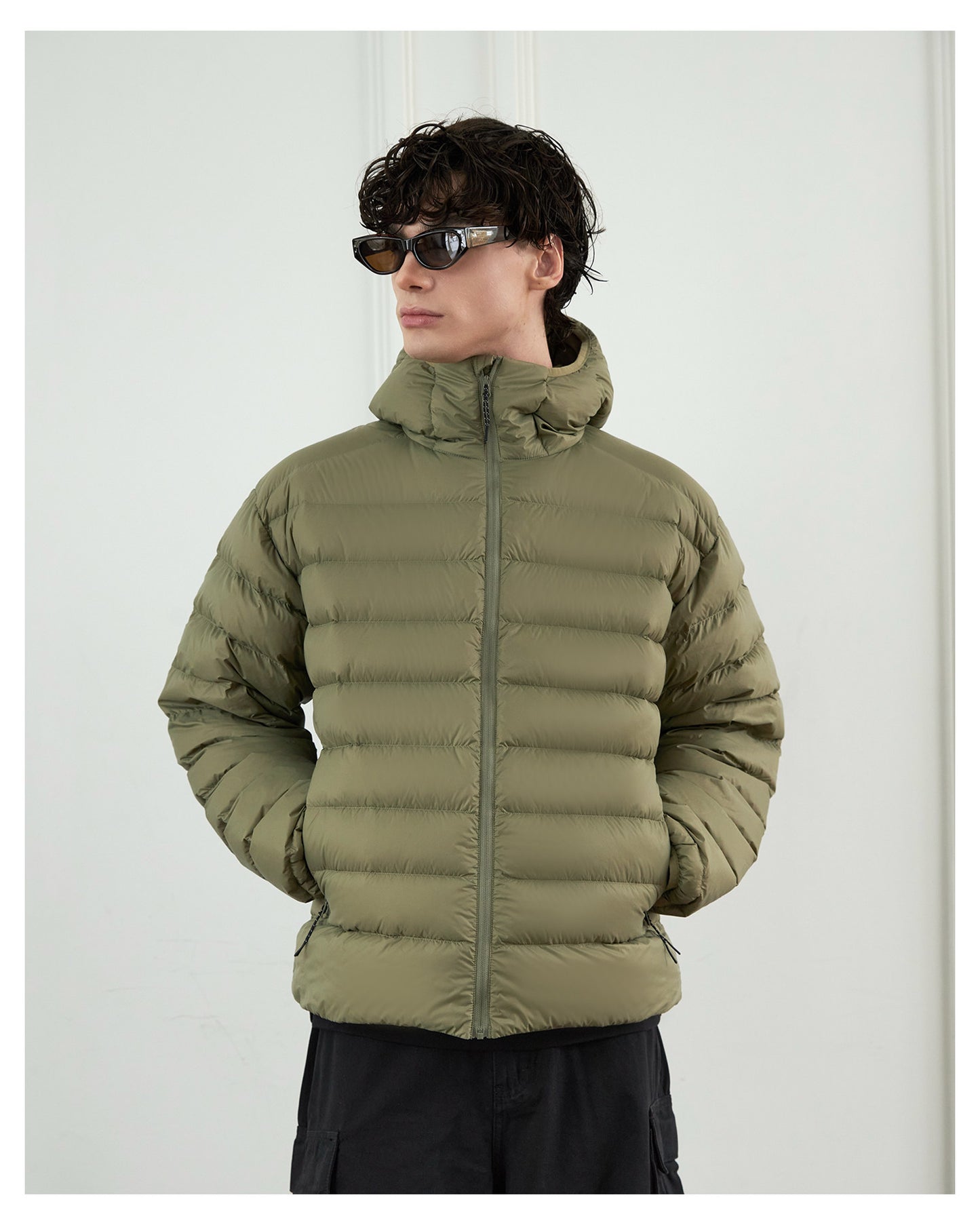 Lightweight Hooded Down Jacket