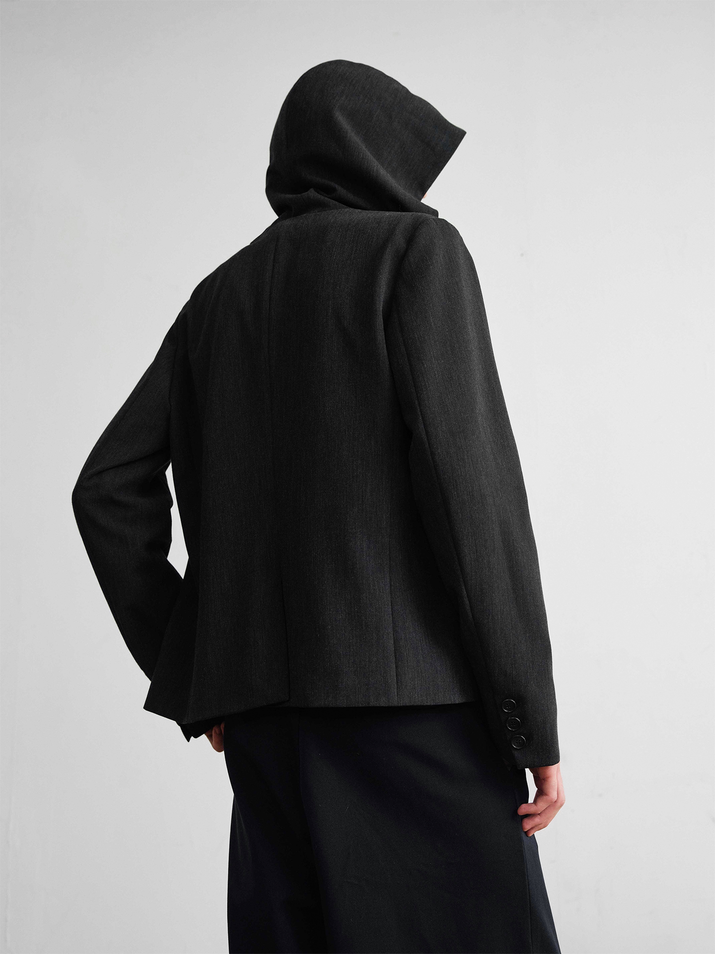 Casual jacket with hood
