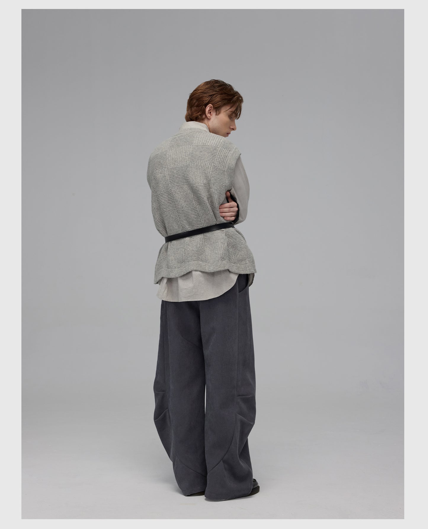 Scimitar Pleated Wide Leg Pants
