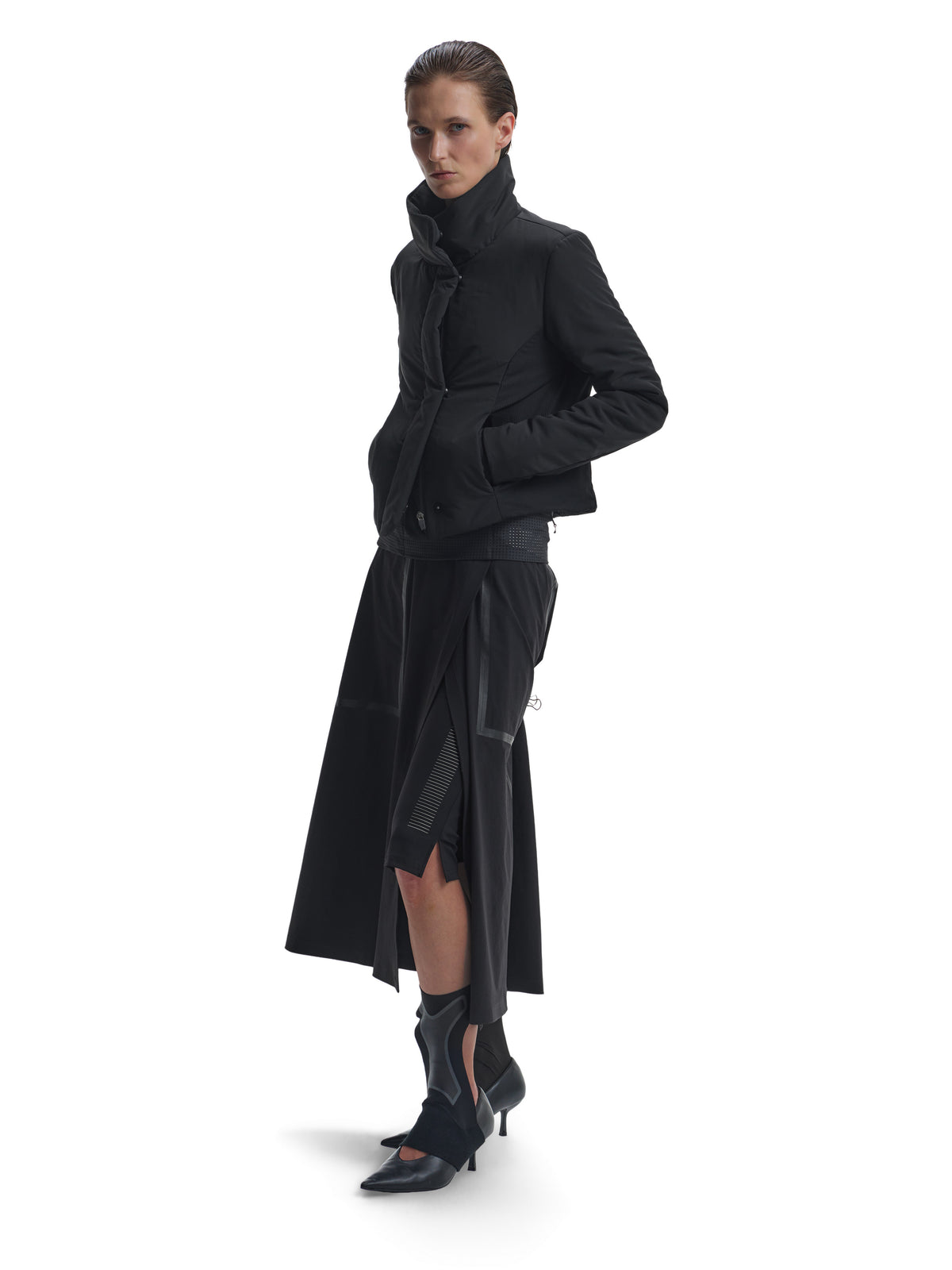 Short-Length High-Stand Collar Cotton Jacket