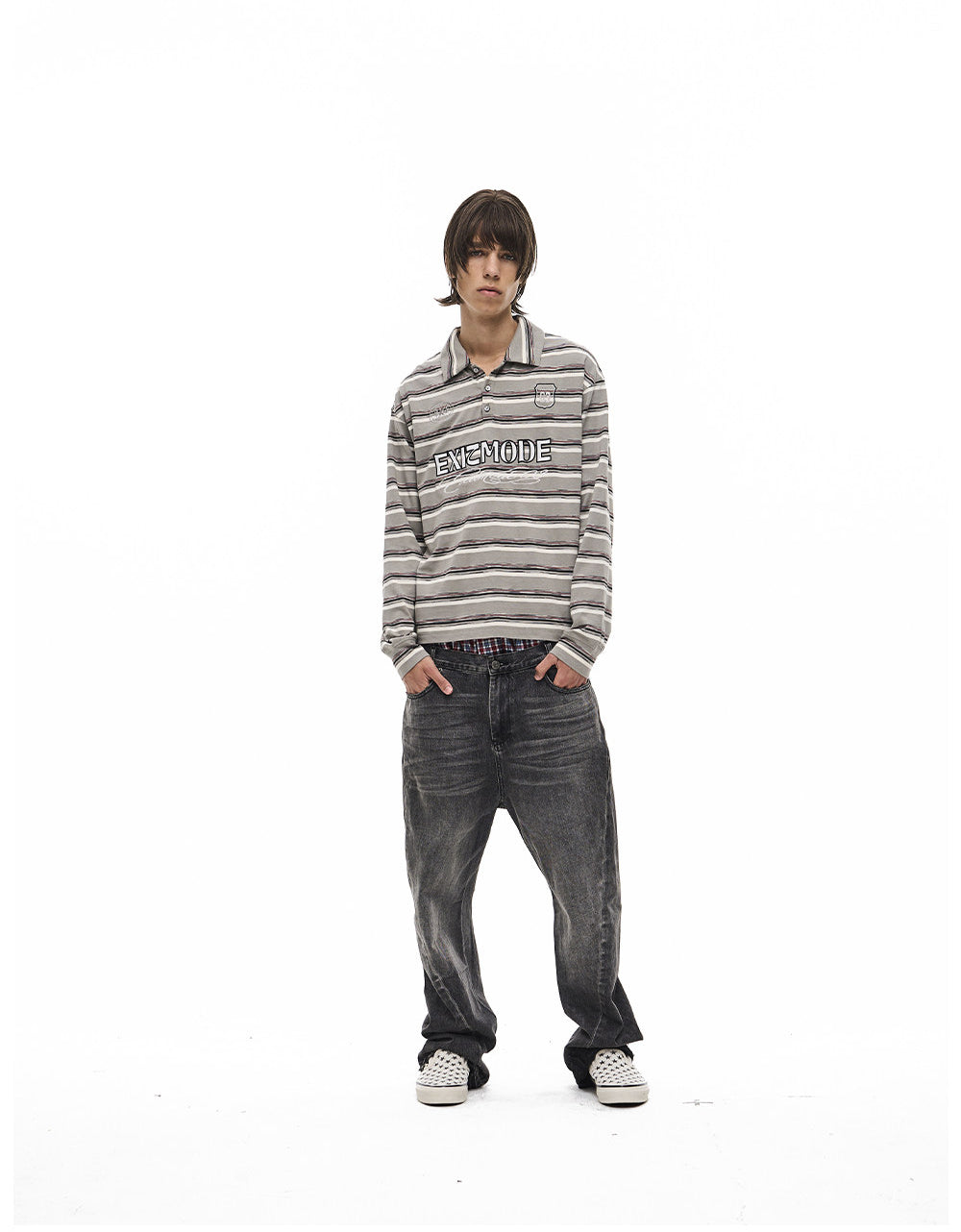 Multicolor Sports Embroidered Polo Shirt