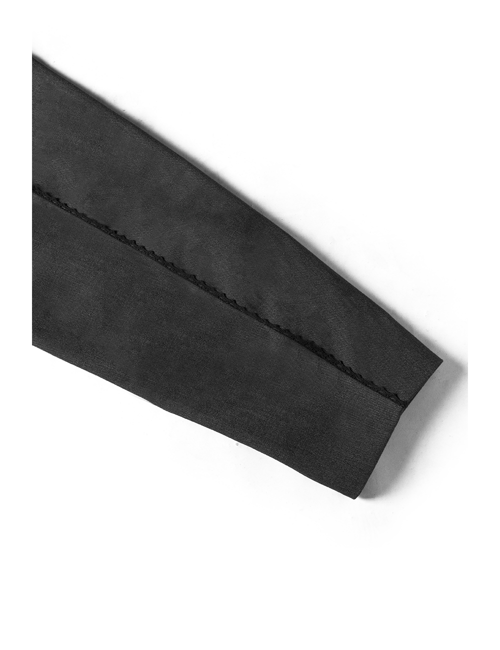 Diagonal-Front Silhouette Jacket