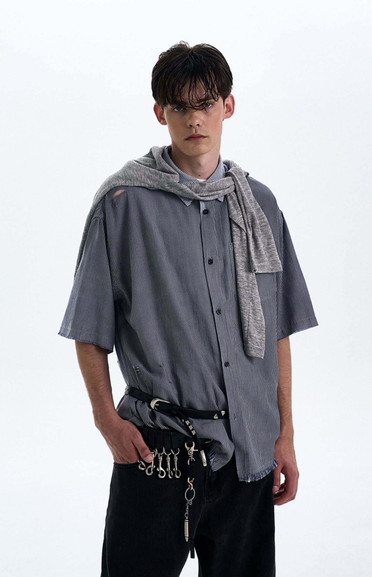 Stitched Stripe Shirt