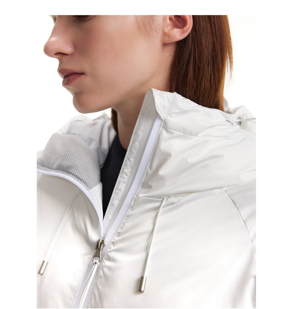 Short, Lightweight Down Jacket