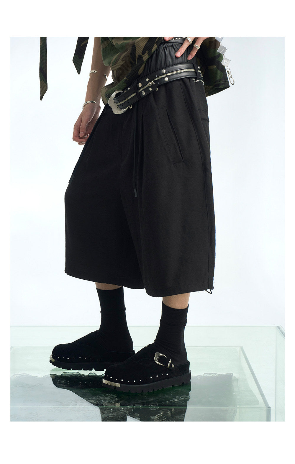 Double-Waistband Shorts