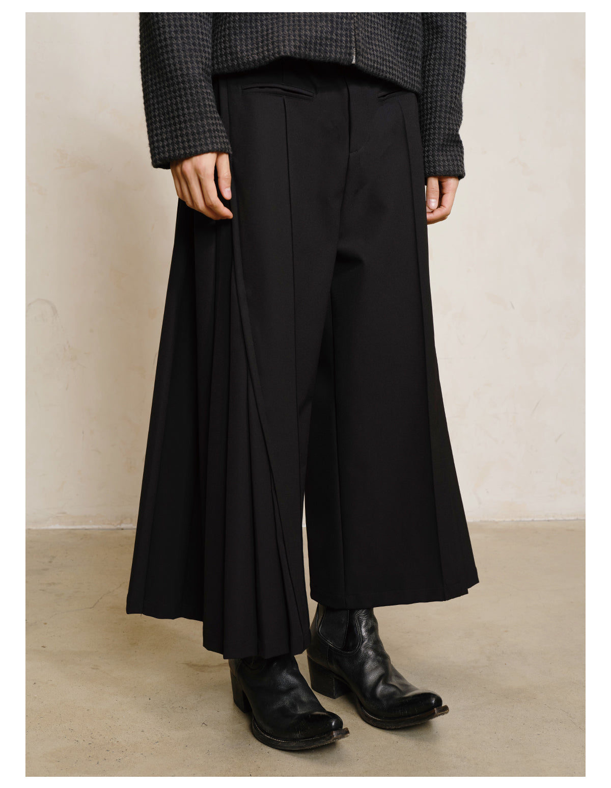 Loose Silhouette Culottes Pants