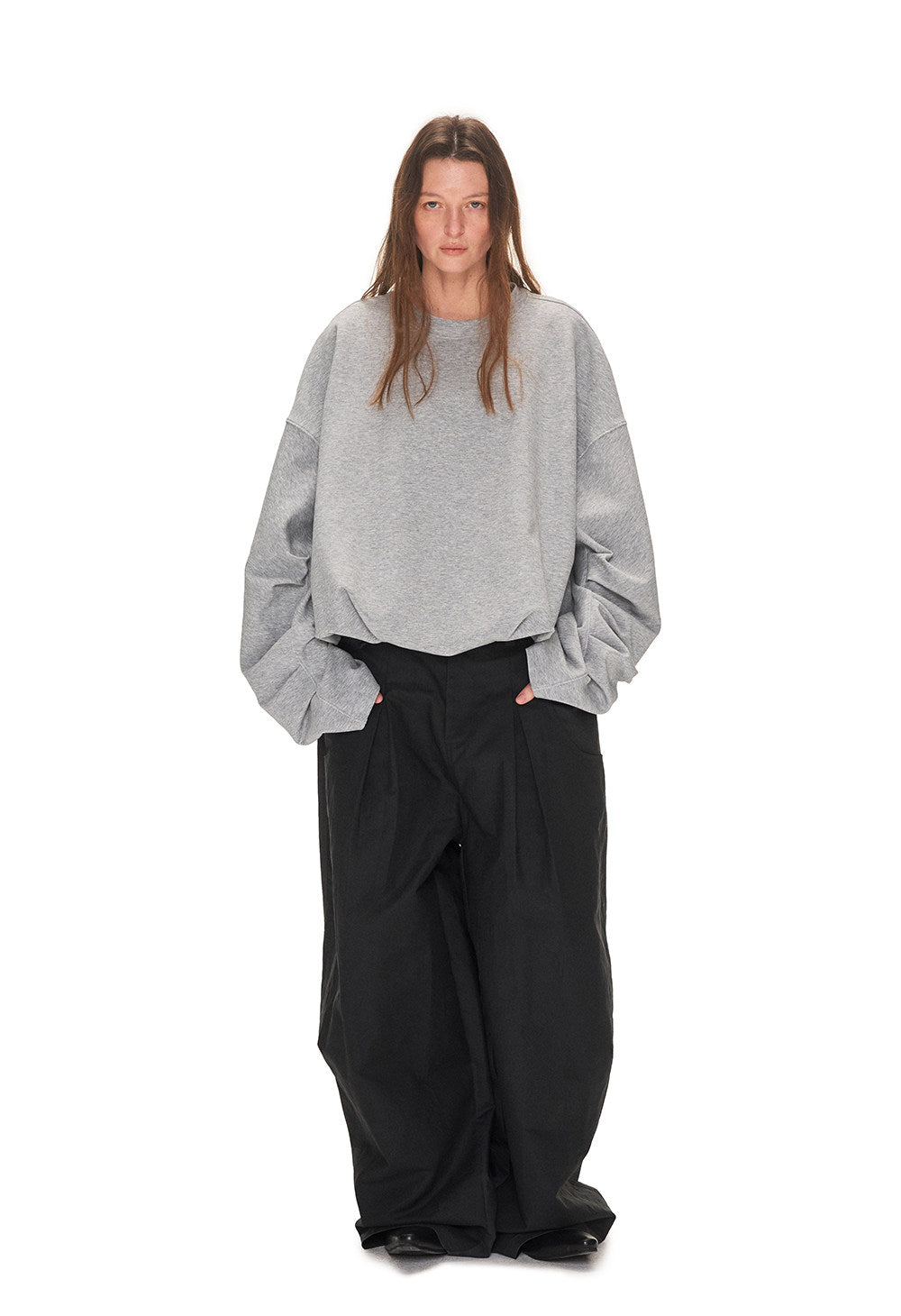 Pullover Crew-Neck Sweatshirt